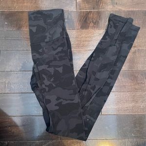 Lululemon black camo align leggings